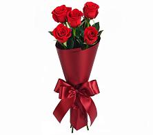 Букет 5 Красных роз Эдлесс Лав в Кирсе
