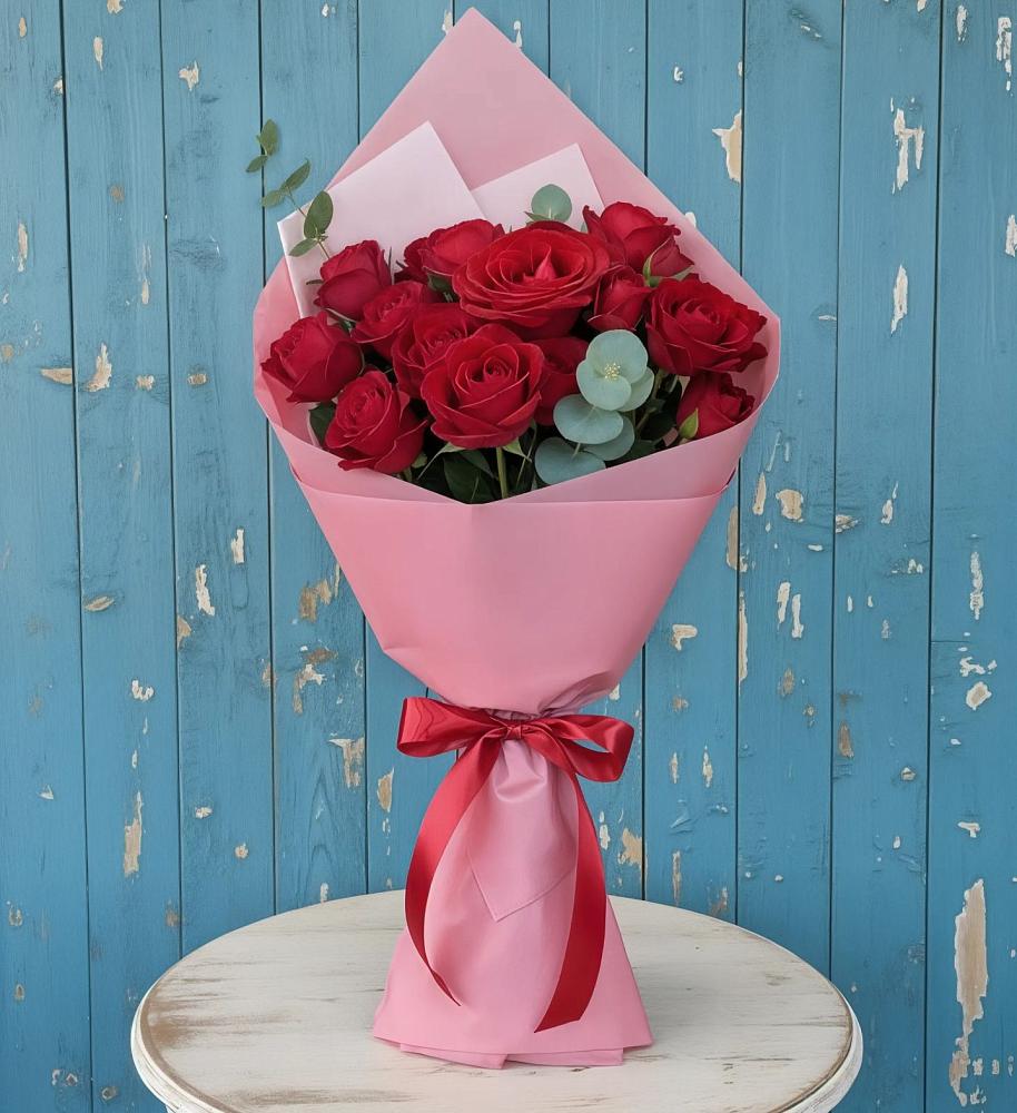 Букет цветов из: Розы в Кирсе