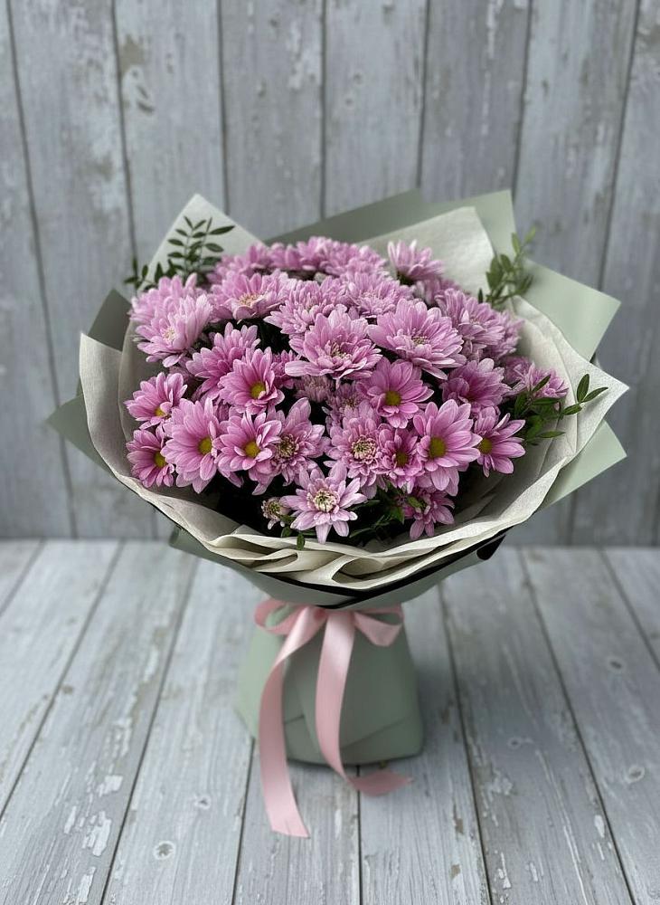 Букет цветов из: Хризантемы в Кирсе