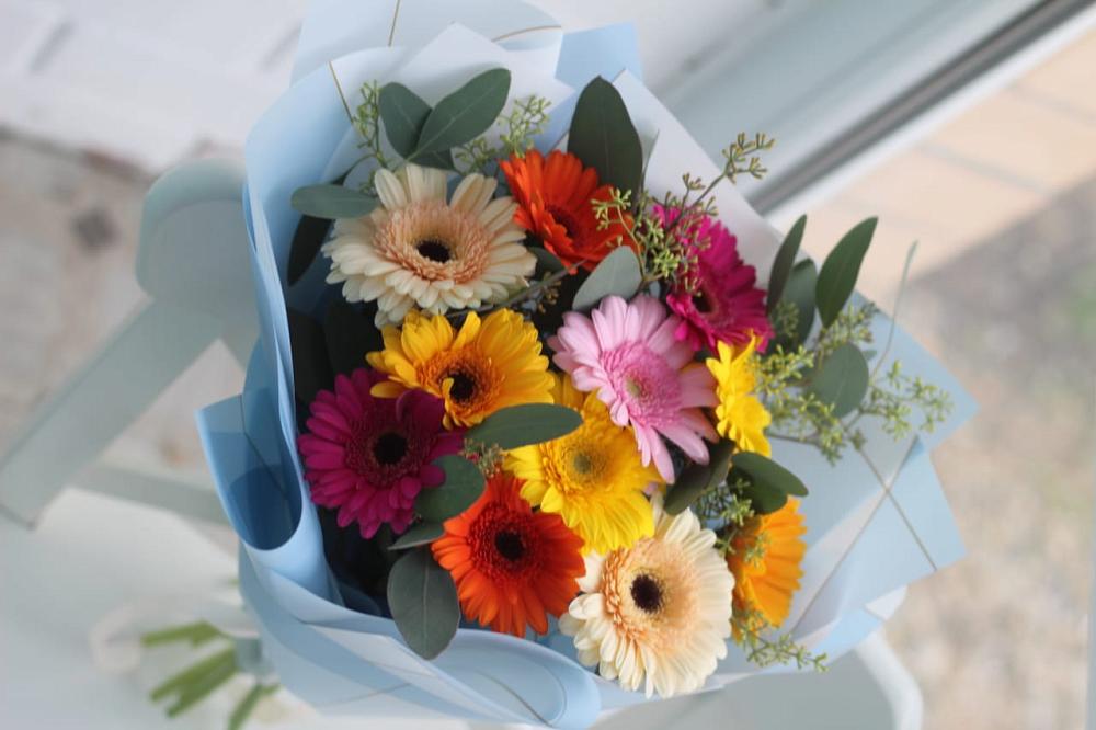 Букет цветов из: Герберы в Кирсе