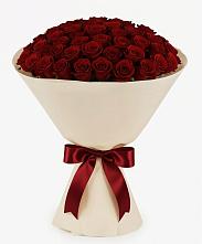 Букет 101 Бордовая роза Блэк Бакарра в Кирсе