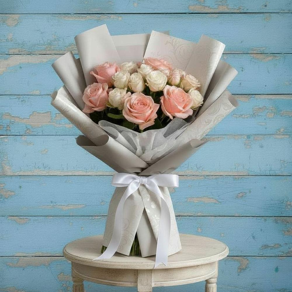 Букет цветов из: Розы в Кирсе