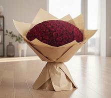 Букет 101 Красная роза в Кирсе