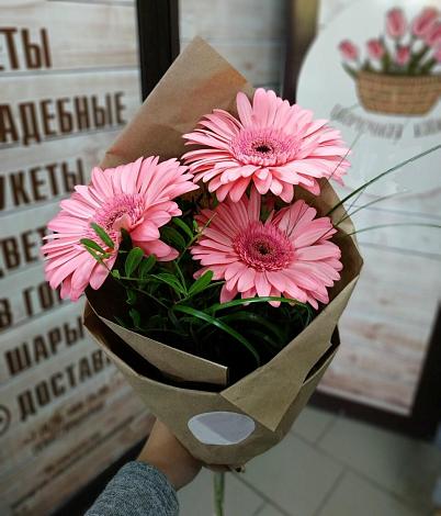 Букет цветов из: Герберы в Кирсе