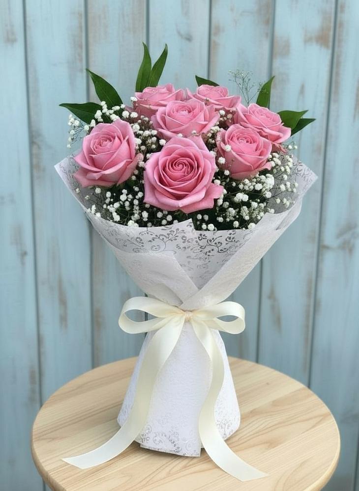 Букет цветов из: Розы в Кирсе
