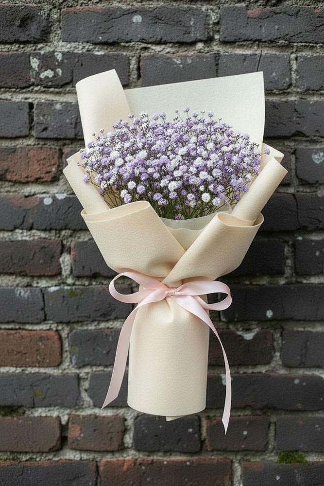 Букет цветов из: Гипсофила в Кирсе