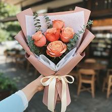 Букет цветов из:  Розы в Кирсе