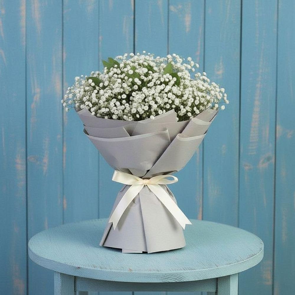 Букет цветов из: Гипсофила в Кирсе