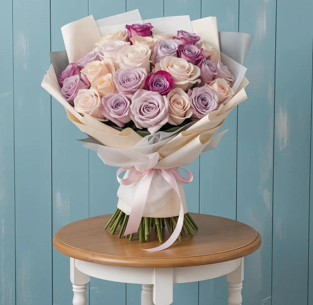 Букет цветов из: Розы в Кирсе