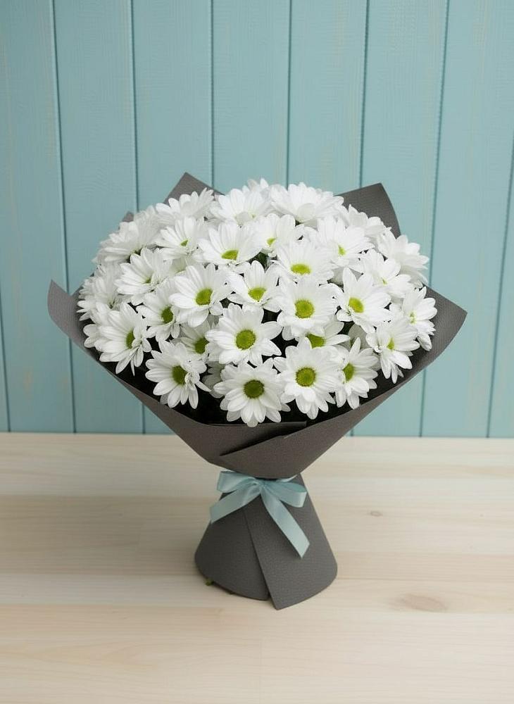 Букет цветов из: Хризантемы в Кирсе