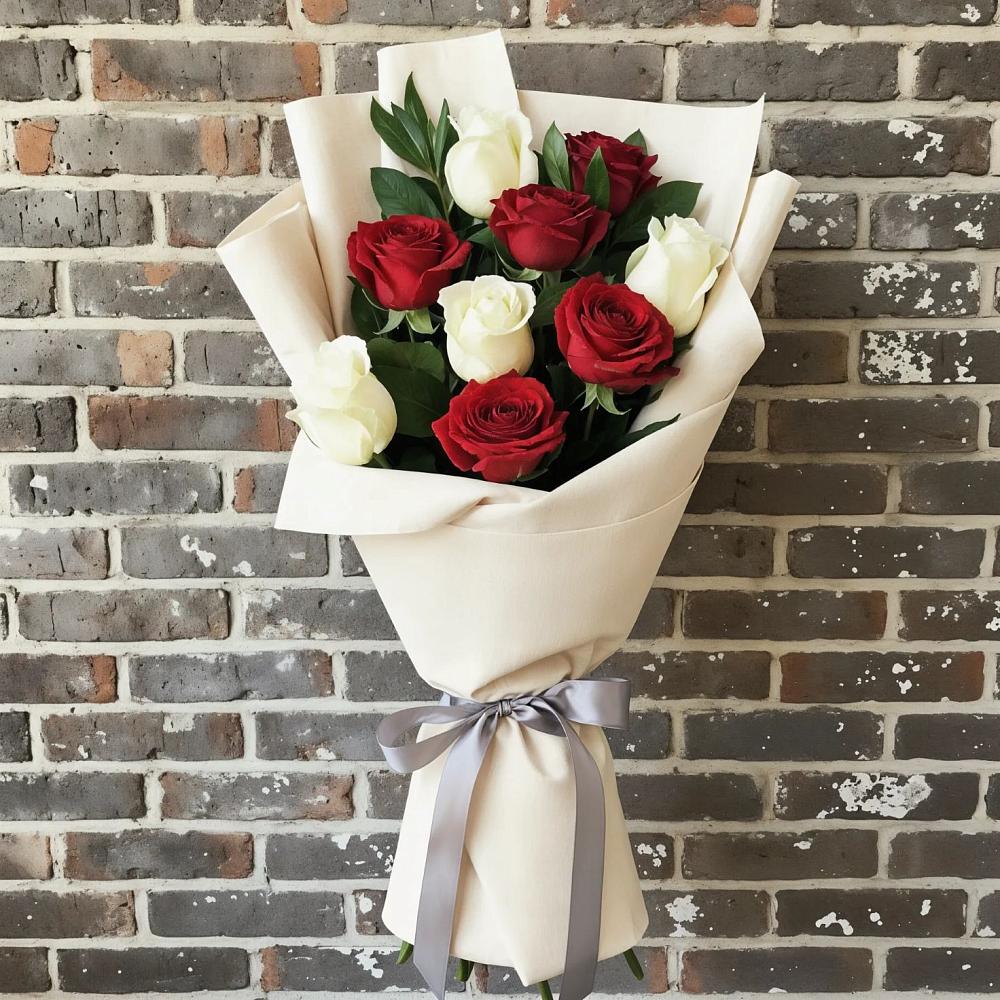 Букет цветов из: Розы в Кирсе