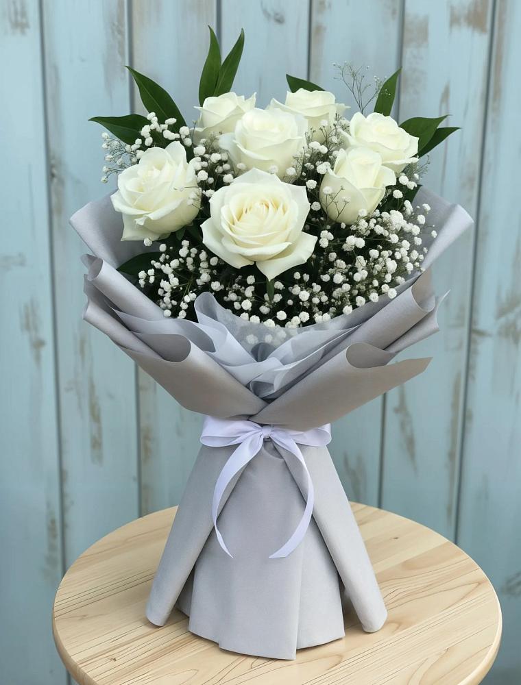 Букет цветов из: Розы в Кирсе