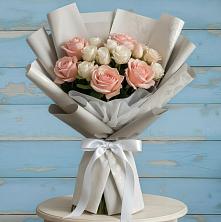 Букет цветов из:  Розы в Кирсе