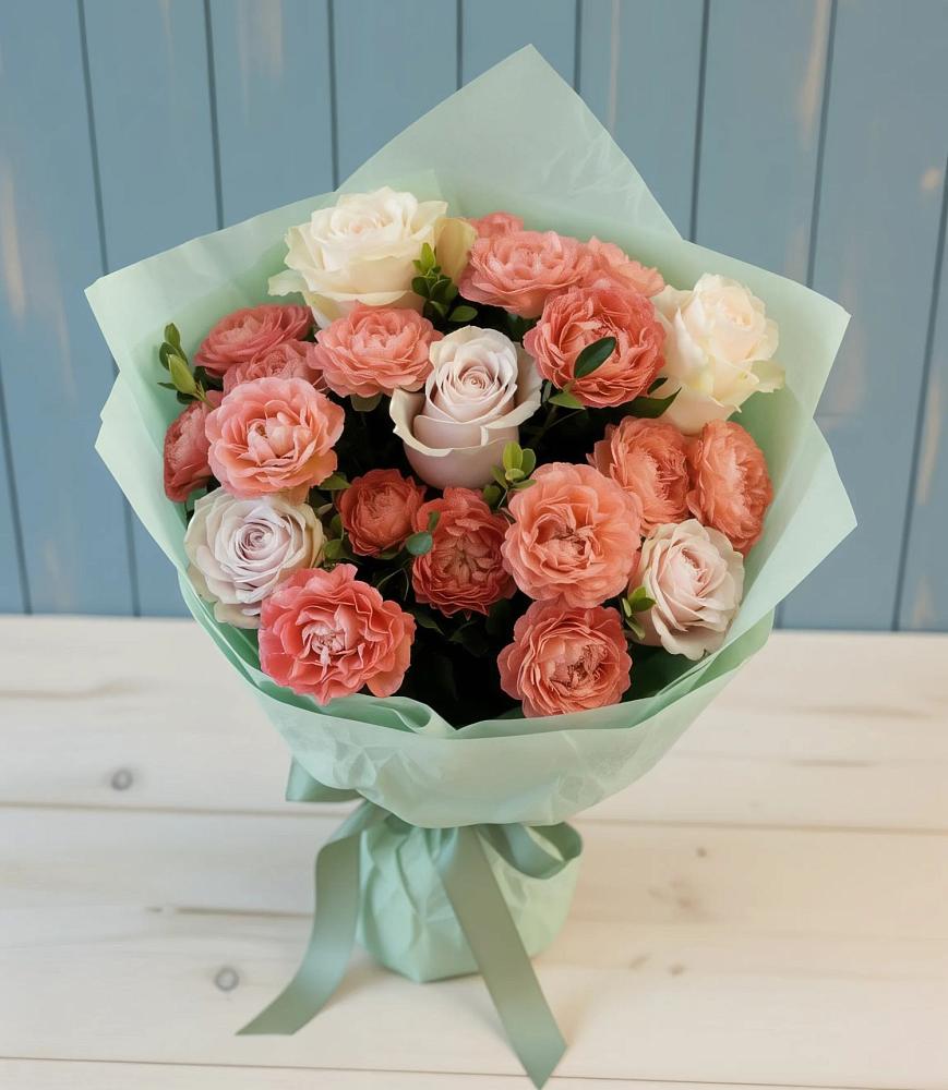 Букет цветов из: Розы в Кирсе