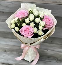 Букет цветов из:  Розы в Кирсе