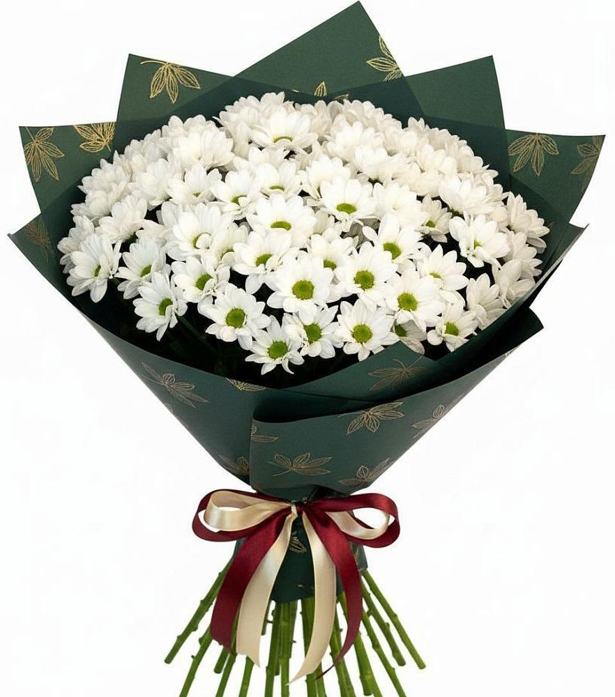 Букет цветов из: Хризантемы в Кирсе