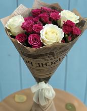 Букет цветов из:  Розы в Кирсе