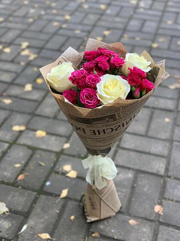Букет цветов из: Розы в Кирсе