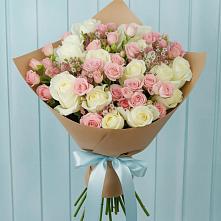 Букет цветов из:  Розы в Кирсе